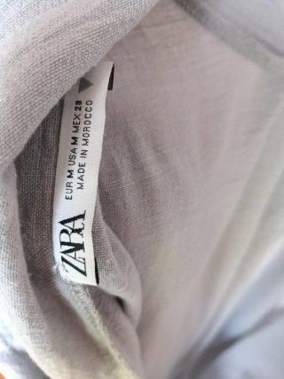 Vestido gris Zara