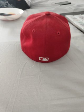 Gorra New Era NY Roja Talla 6 7/8