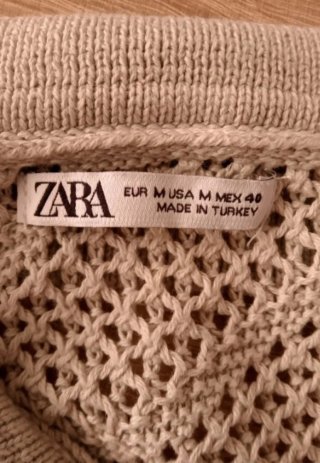 (M) Jersey de punto de manga corta de Zara