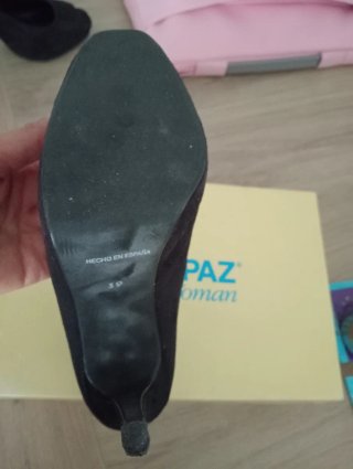 Zapato negro con plataforma