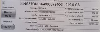 Disco SSD Kingston SA400