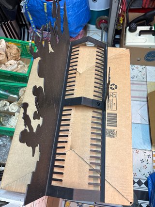 Porta CD in metallo nero