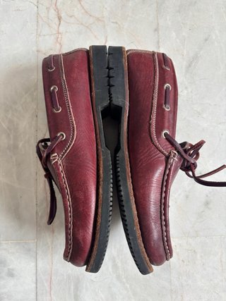 Zapatos Apache burdeos