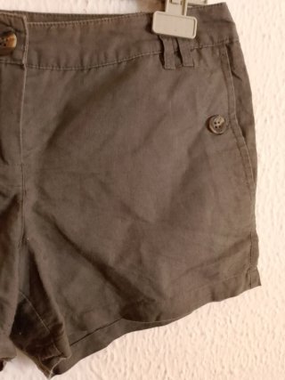 Shorts verdes de vestir