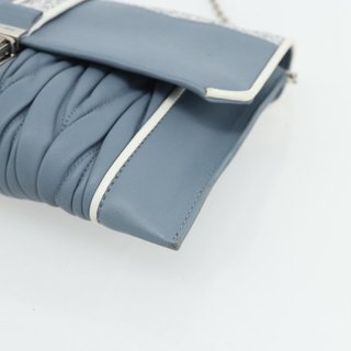 Miu Miu Matelasse Chain Shoulder Bag Leather
