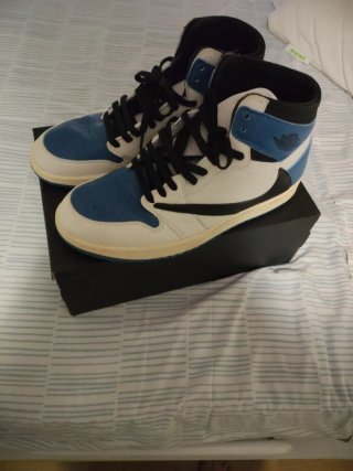 Zapatillas Jordan Azul y Blanco