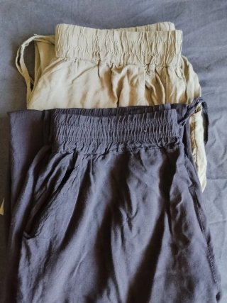 2 Pantalones Verano Algodón Talla Única