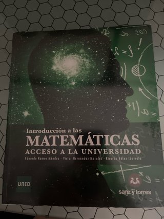 Libro de matemáticas uned