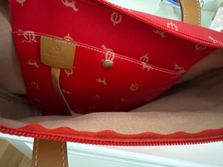 Bolso de mano rojo El Caballo