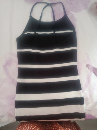 Vestido Verano Ajustado Rayas Licra