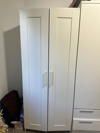 URGE MUDANZA Armario BRIMNES 2 puertas blanco