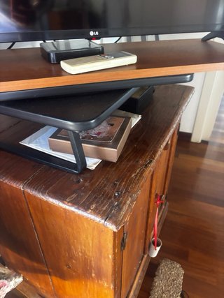 Comò antico in legno cassettiera e altto pezzo