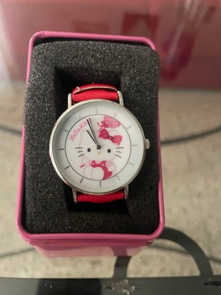 Reloj Hello Kitty Niña Rojo