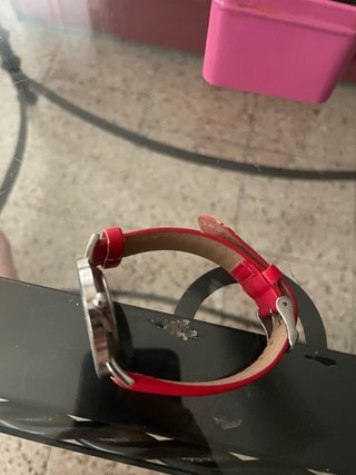 Reloj Hello Kitty Niña Rojo