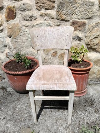 Silla de madera vintage