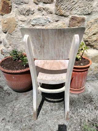 Silla de madera vintage