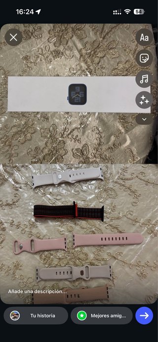 Apple Watch SE Negro con Correas Rosas