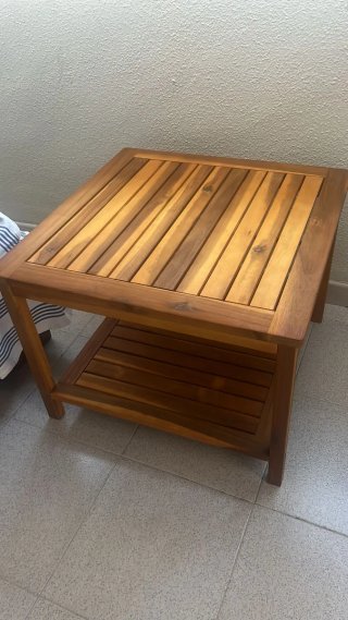 Mesa de jardín 60x60 cm