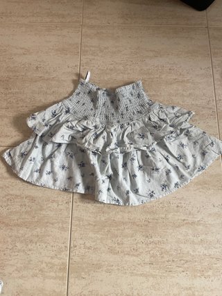 Falda estampada Stradivarius