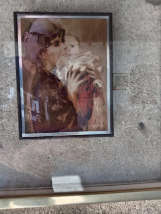 Maternità su lastra Argento 800