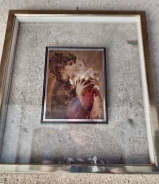 Maternità su lastra Argento 800
