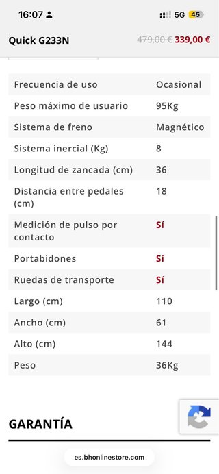 Bicicleta Elíptica
