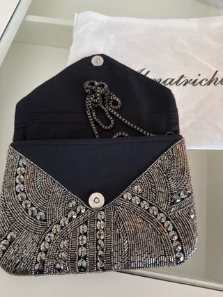 Bolso de fiesta Almatrichi plateado