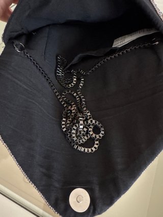 Bolso de fiesta Almatrichi plateado