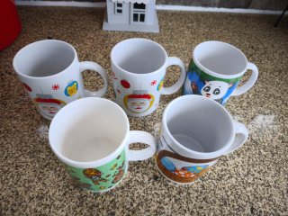 Conjunto de 4 canecas