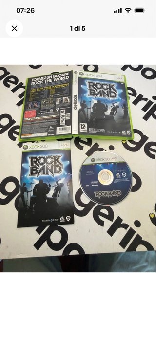 Rock Band Xbox 360 - Gioco e Disco
