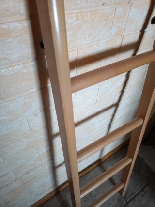 Escalera madera para literas