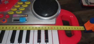 Piano Infantil con Micrófono y Taburete