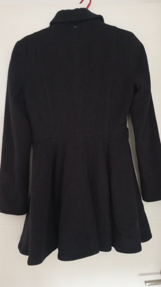 Abrigo negro mujer