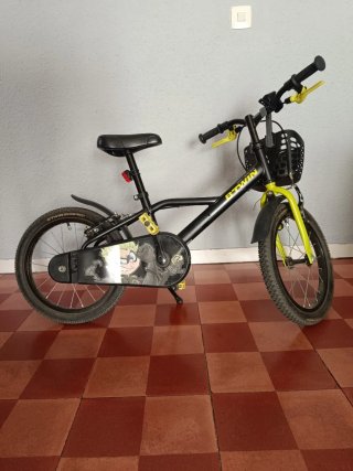 Bicicleta infantil B'Twin 16" sin ruedines