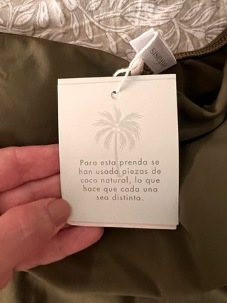 Bañador verde caqui