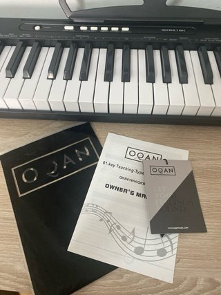 Teclado Piano OQAN QKB61BK