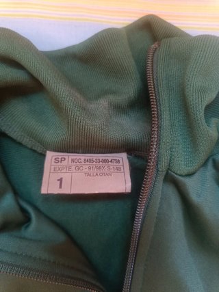 Chándal Militar Ejército Español Talla 1