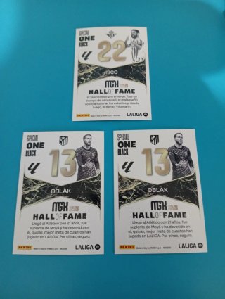 Lote 3 cromos Special One Black 25/26.
