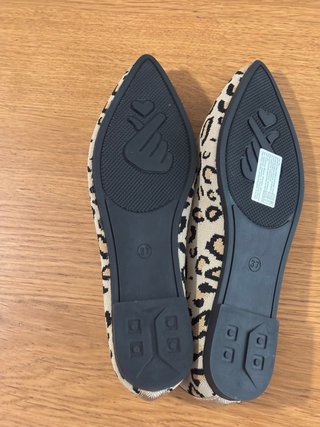 Mocasines Bailarinas Leopardo Talla 37