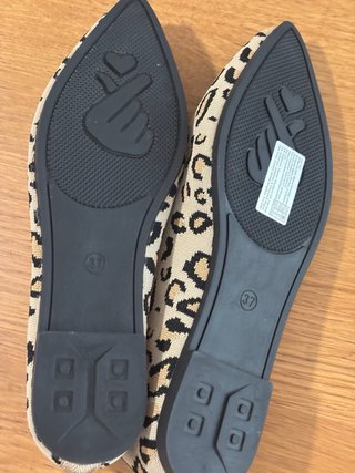 Mocasines Bailarinas Leopardo Talla 37