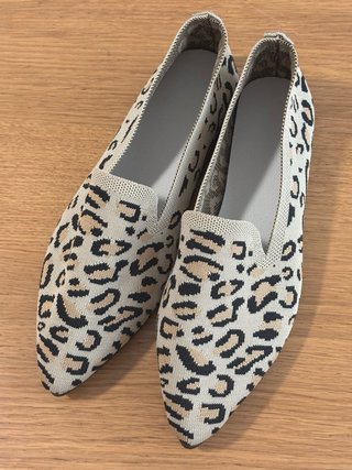 Mocasines Bailarinas Leopardo Talla 37