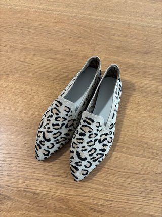 Mocasines Bailarinas Leopardo Talla 37