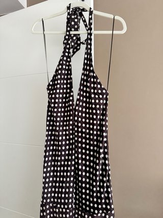 Vestido midi Zara lunares