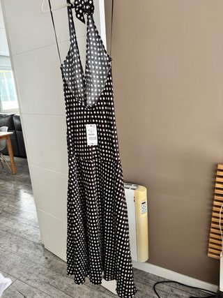 Vestido midi Zara lunares