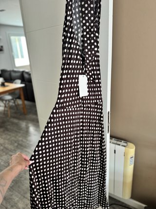 Vestido midi Zara lunares