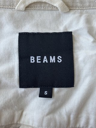 Chaqueta Beams Talla S Beige