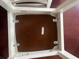 Pack 4 Sillas Madera Tapizadas Ikea