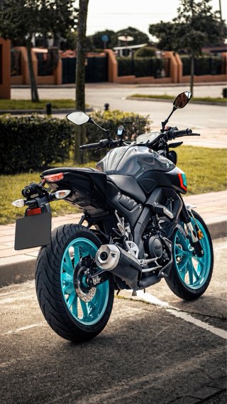 Yamaha MT-125 Naked Negra y Azul