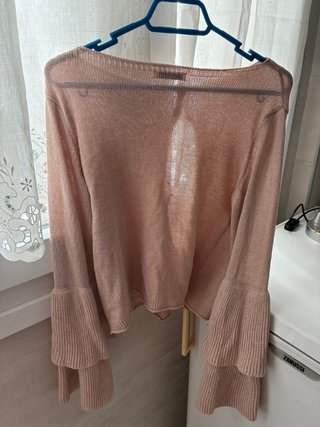 2 chaquetas de punto con volantes.De algodon
