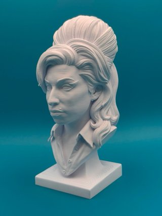 Busto Amy Winehouse 3D 25cm
